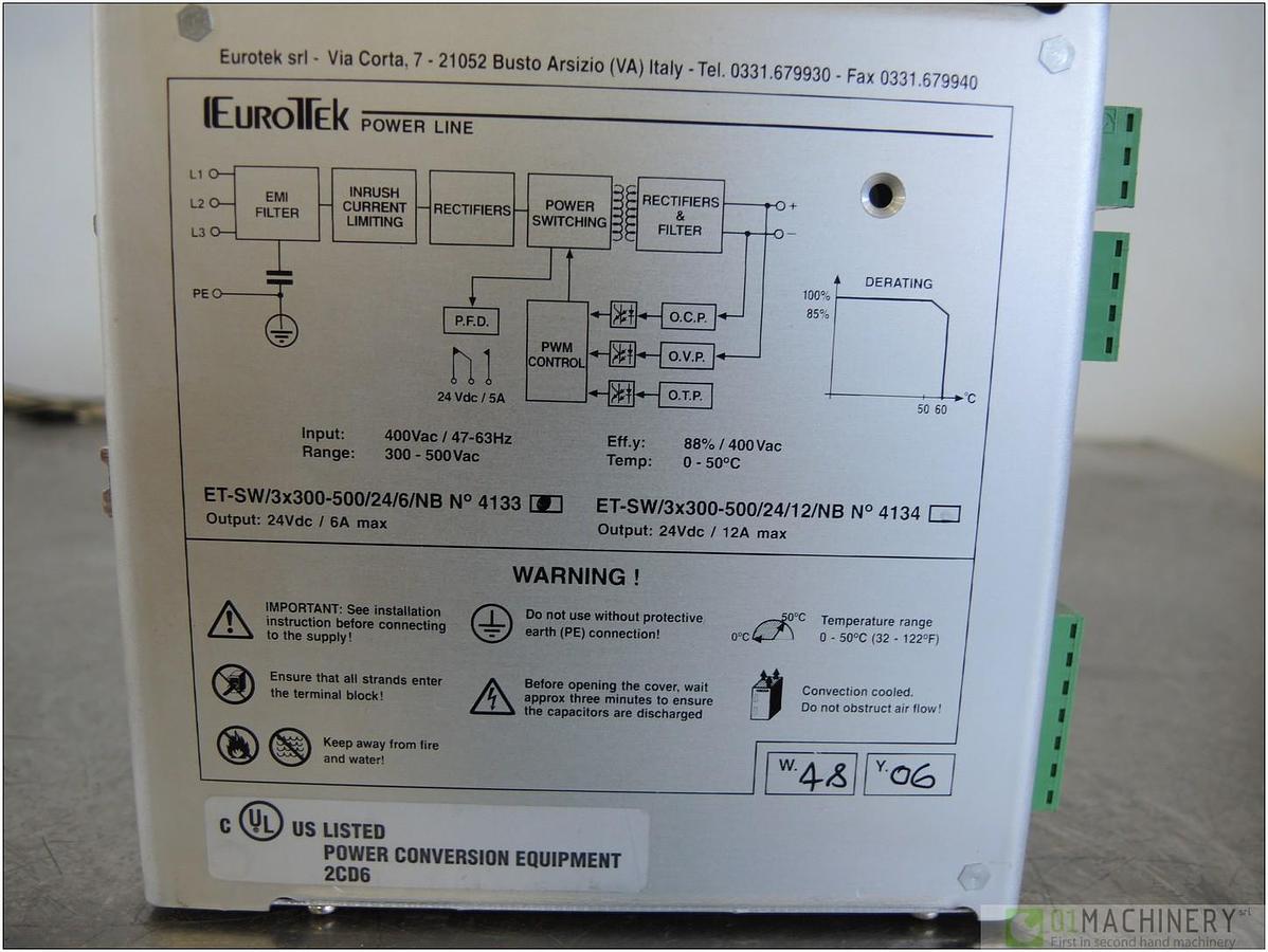 Used 2006 EUROTEK ET-SW/3x300-500/24/ AI2951