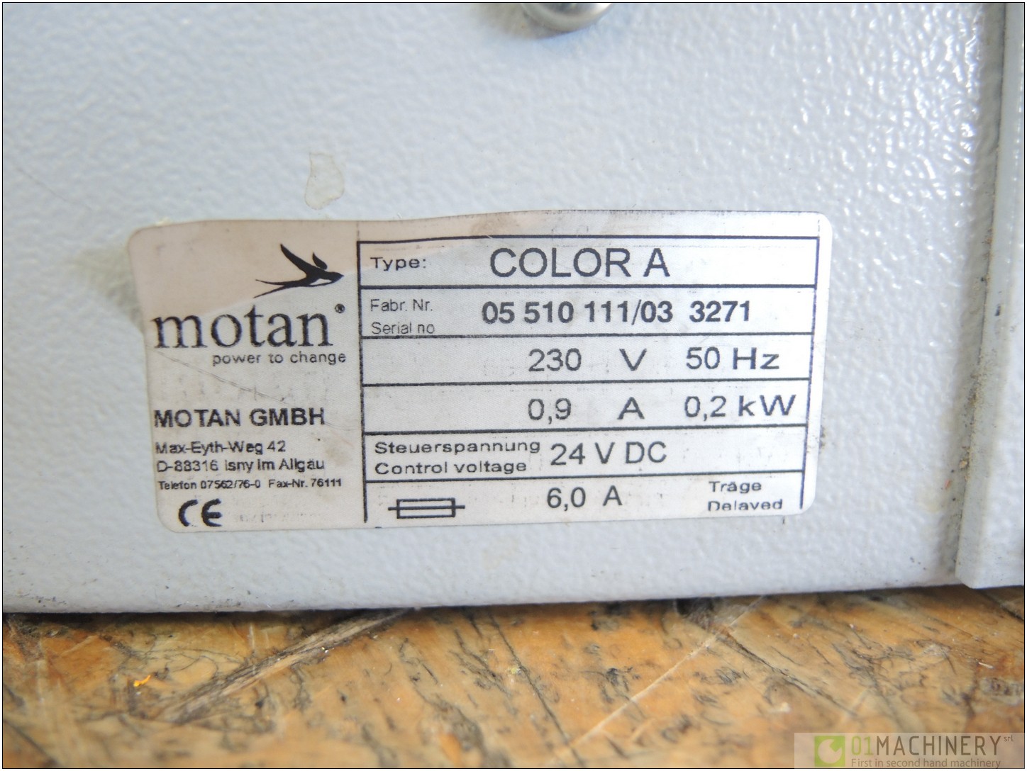 2003 MOTAN Color A
