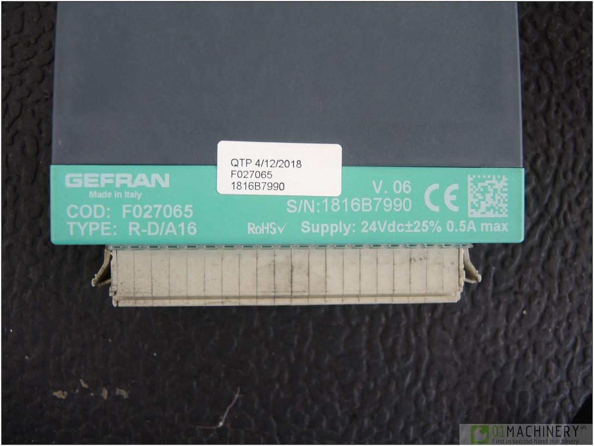 2018 GEFRAN R-D/A16