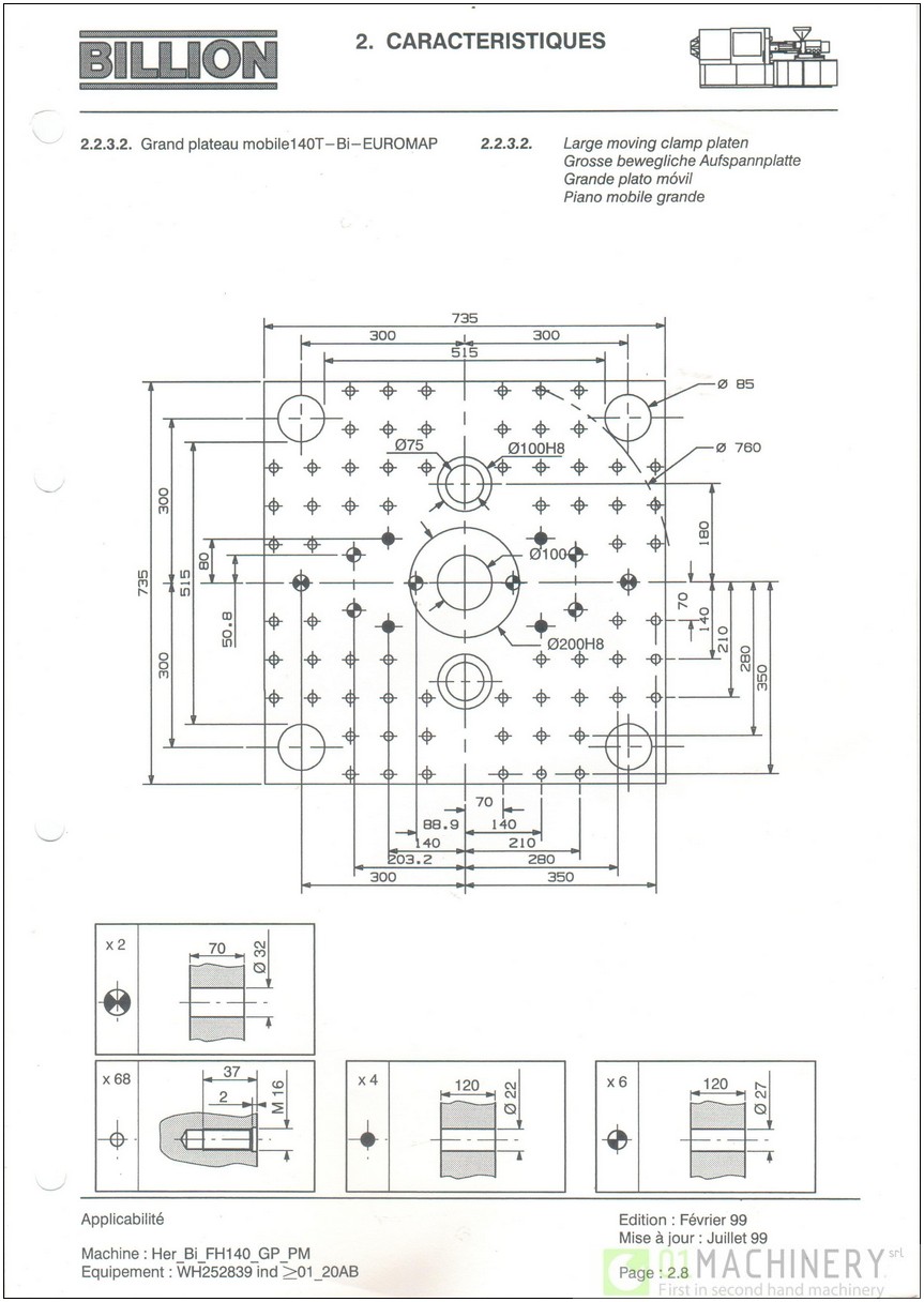 2002 BILLION H150 - 260/140