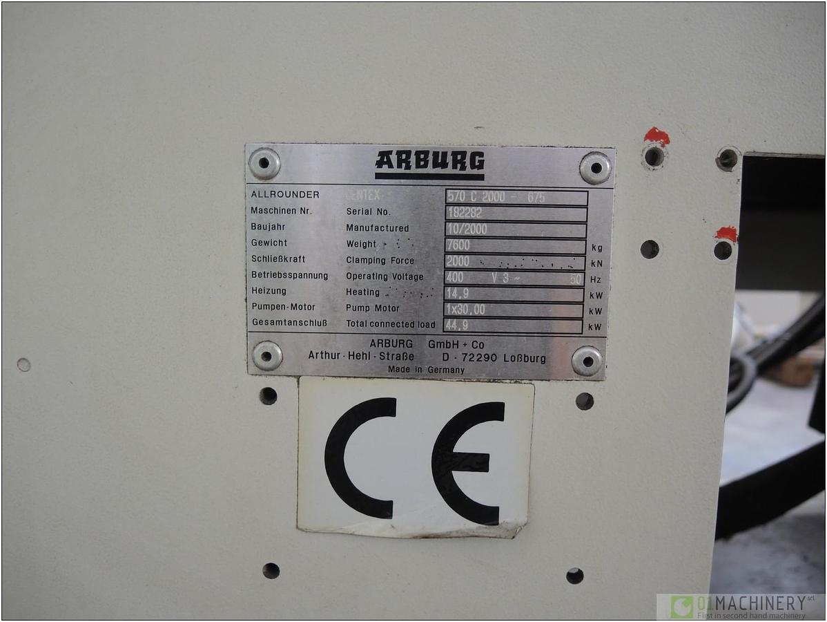 2000 ARBURG 570C 2000-675