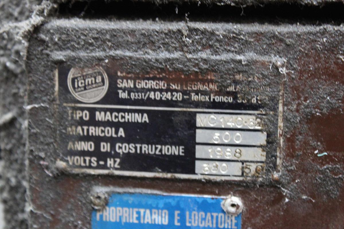 Usato 1988 ICMA SAN GIORGIO MC 140.32/GRO1000 RI0050