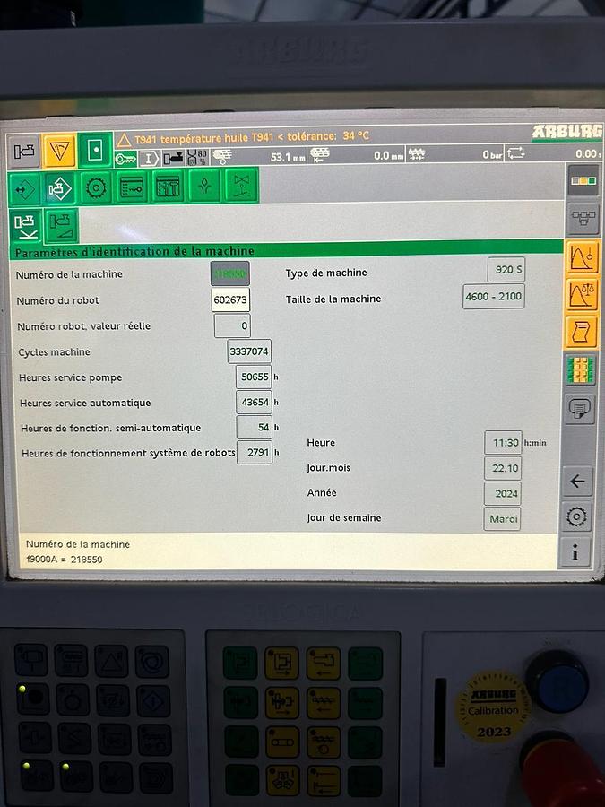 Usato 2011 ARBURG 920S 4600-2100 IN0560