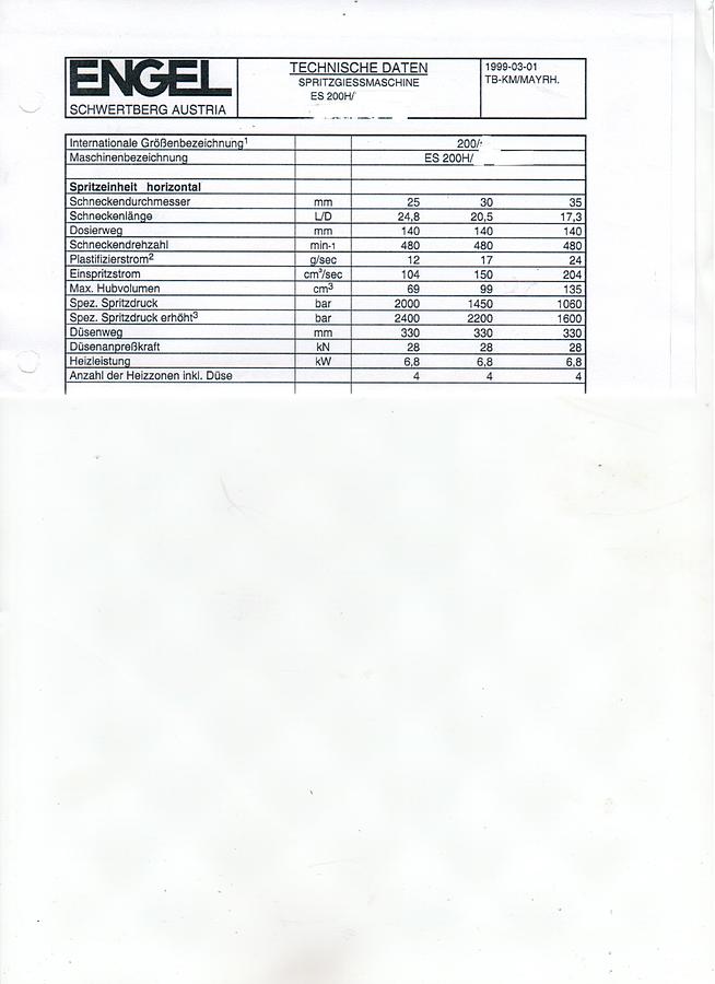 Usato 2000 ENGEL ES 200/45 HL IN0140