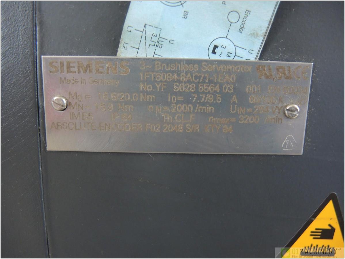 2003 SIEMENS 1FT6084-8AC71-1EA0