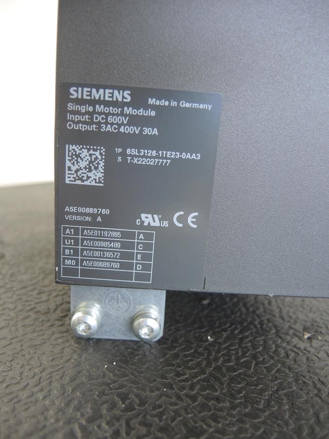 Used 2009 SIEMENS 6SL3126-1TE23-0AA3 AI2540