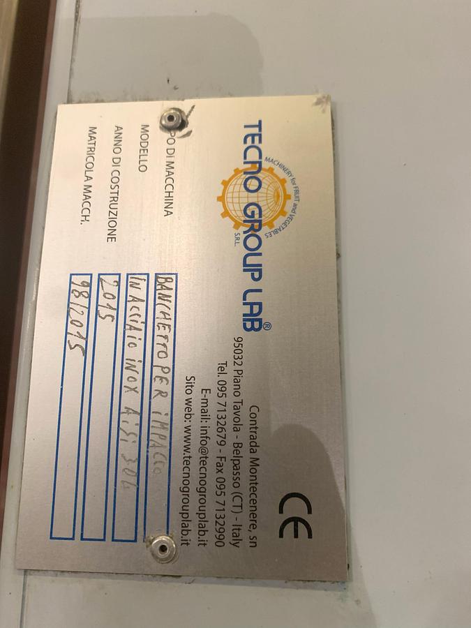 Usato TAVOLI IN ACCIAIO AL0885