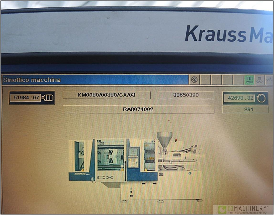 2007 KRAUSS MAFFEI 80-380 CX