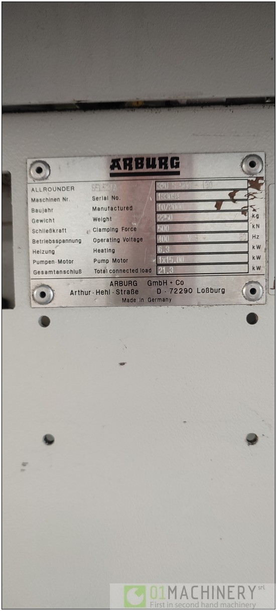 Usato 2000 ARBURG 320S 500-150 IN0156