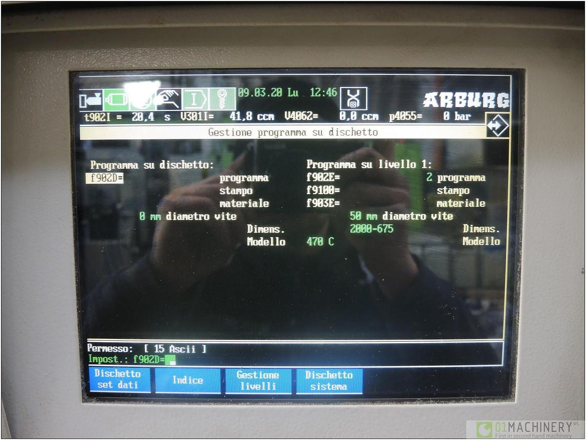 1998 ARBURG 470 C 2000-675