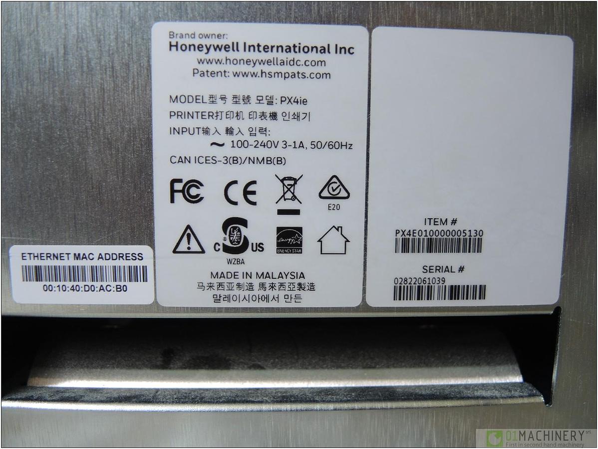 2018 HONEYWELL Px4ie