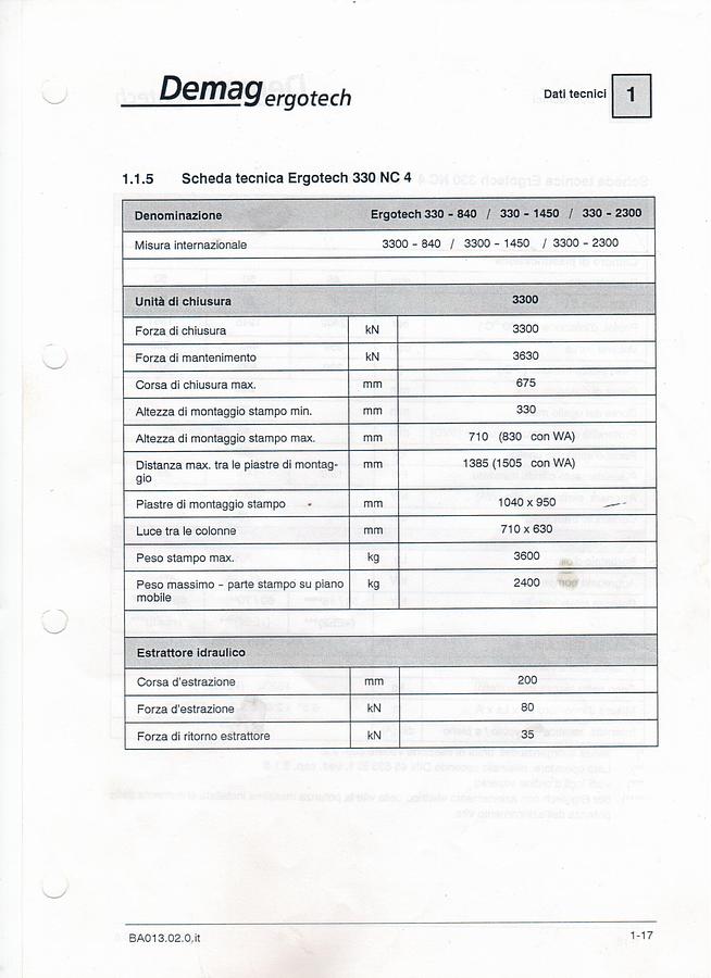 Usato 2003 DEMAG ergotech system 330 IN0523