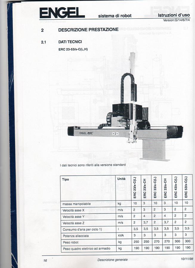 Usato 1999 ENGEL ES 650H500V/200HL-2F IN0610