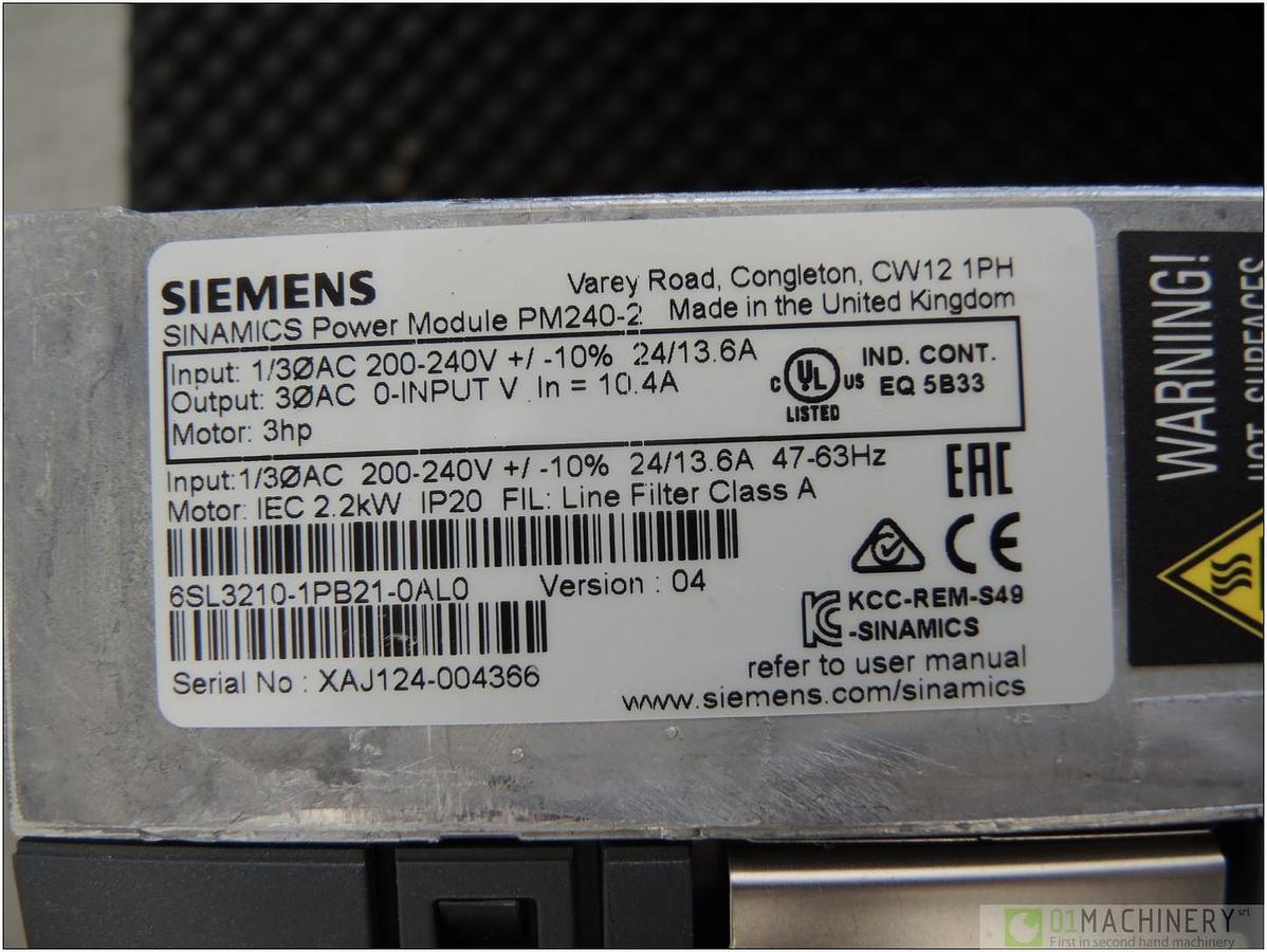 SIEMENS PM240-2 + CU250S-2PN