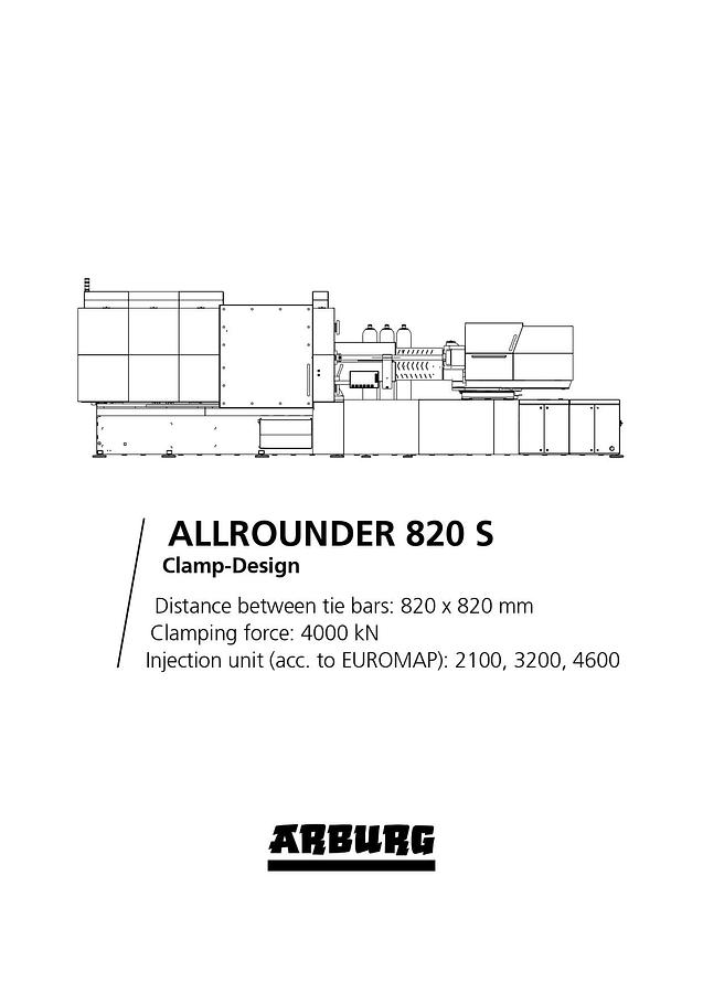 Usato 2009 ARBURG 820S 4000-3200 IN0559