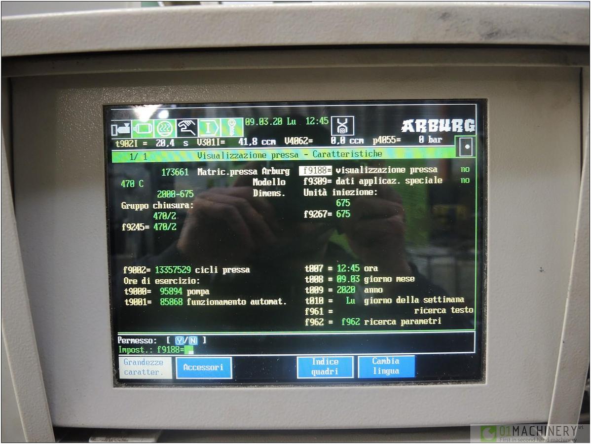 1998 ARBURG 470 C 2000-675