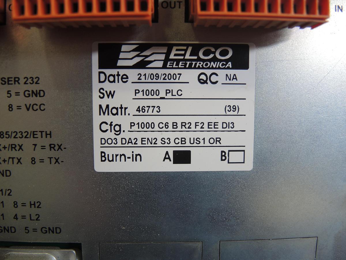 2007 ELCO ELETTRONICA POWER 1000