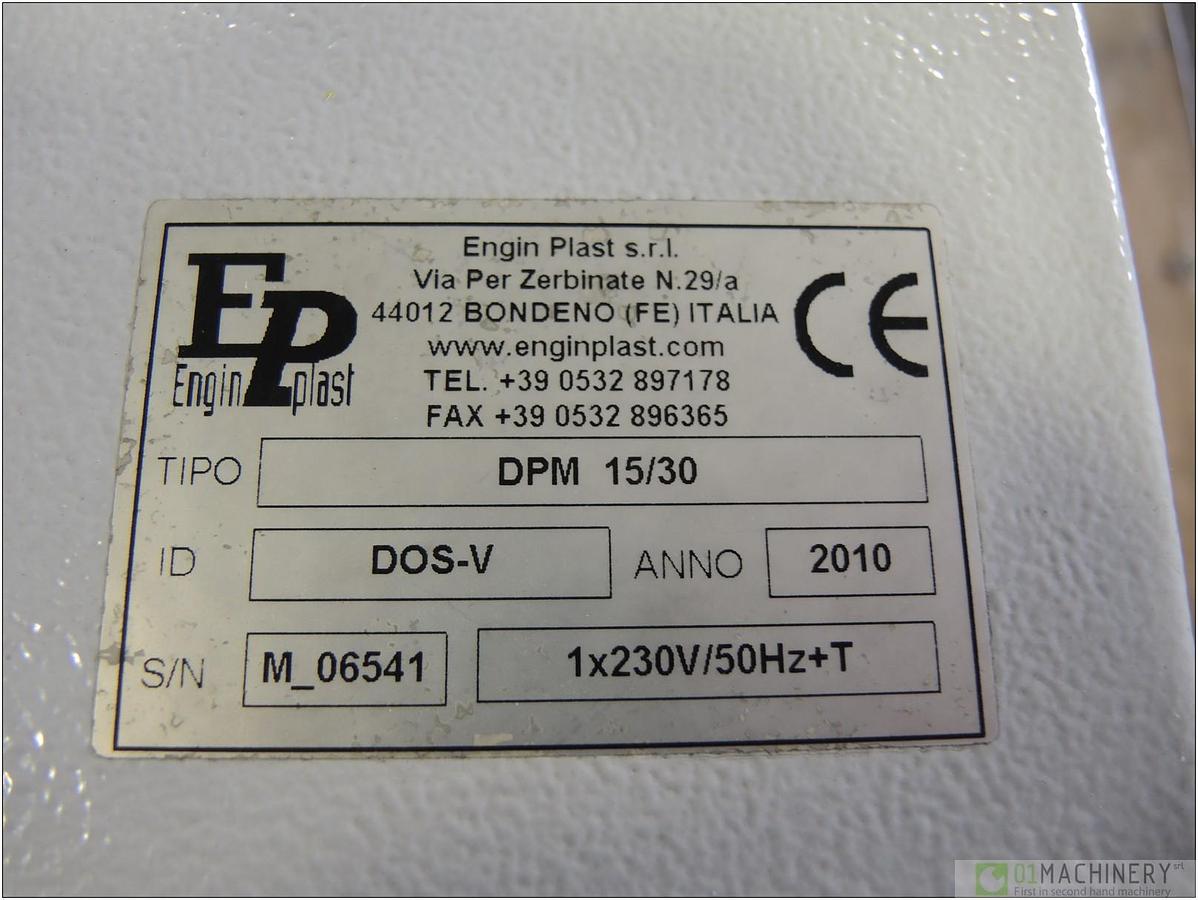 2010 ENGIN PLAST DPM 15/30