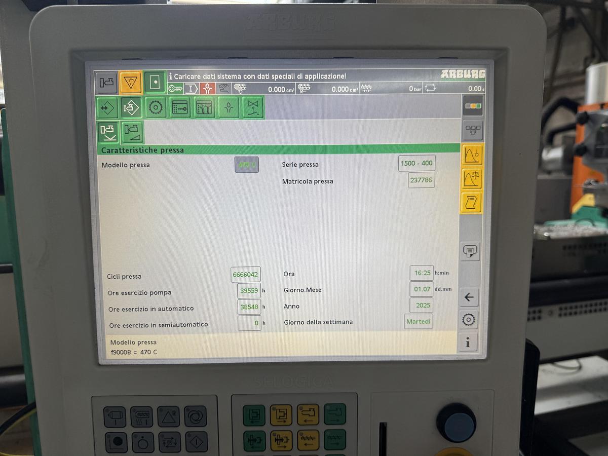 2016 ARBURG 470C 1500- 400 GOLD