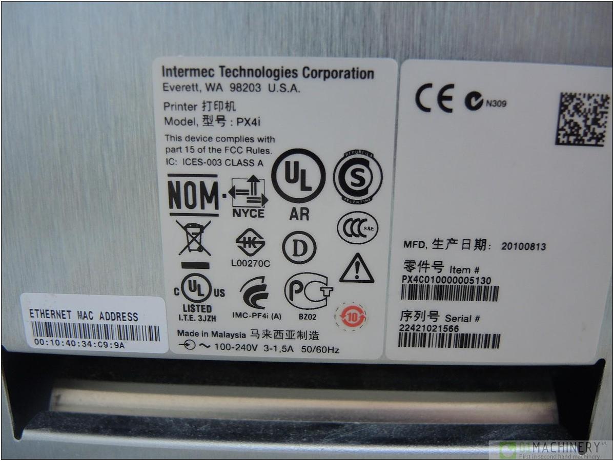 2010 INTERMEC Px4i