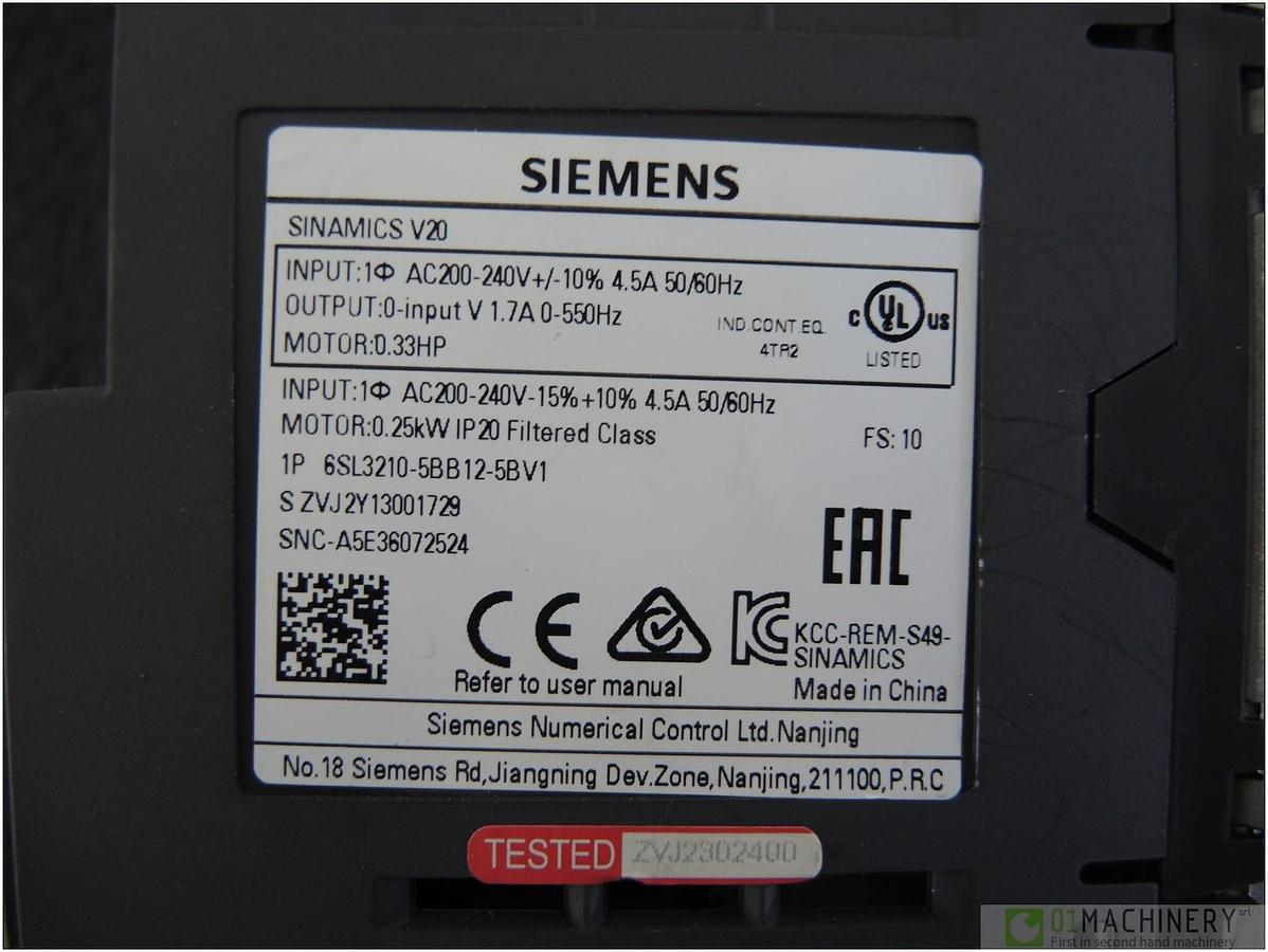 SIEMENS Sinamics V20