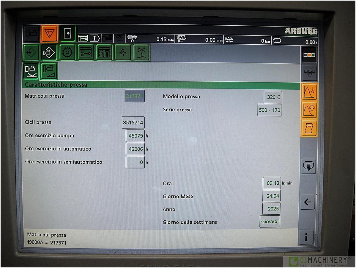 2011 ARBURG 320C 500-170 golden