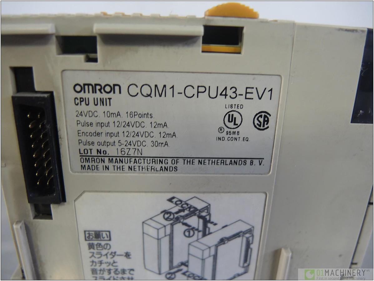 Usato 1998 OMRON CQM1-CPU43-EV1 AI1571