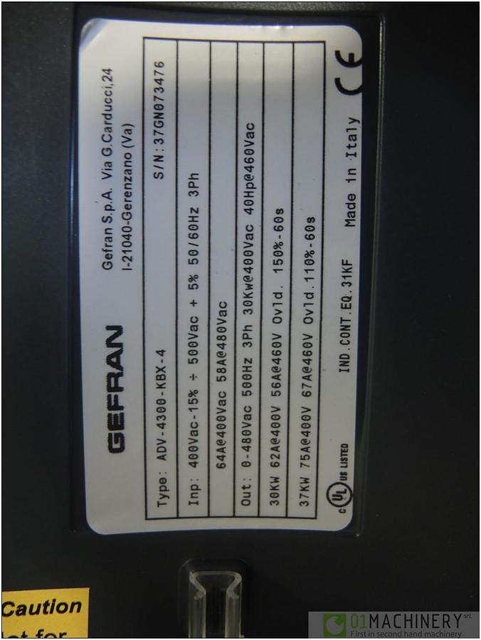 2016 GEFRAN ADV-4300-KBX-4