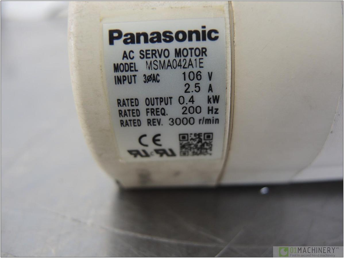 2010 PANASONIC MSMA042A1E + REDUCER