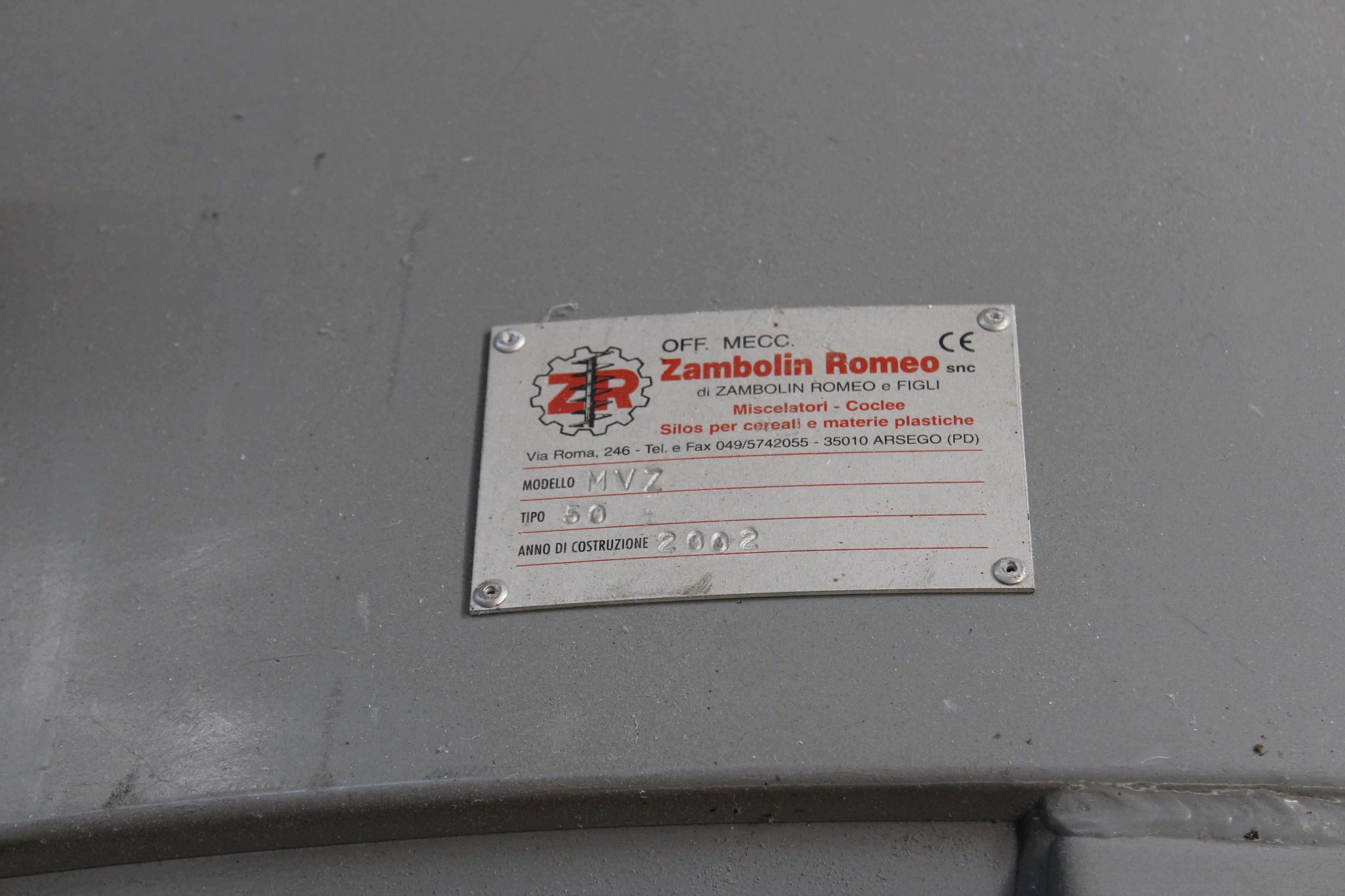 2002 ZAMBOLIN ROMEO MVZ 50