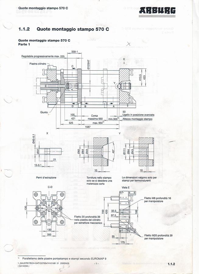 Usato 2000 ARBURG 570C 2000-675 IN0486