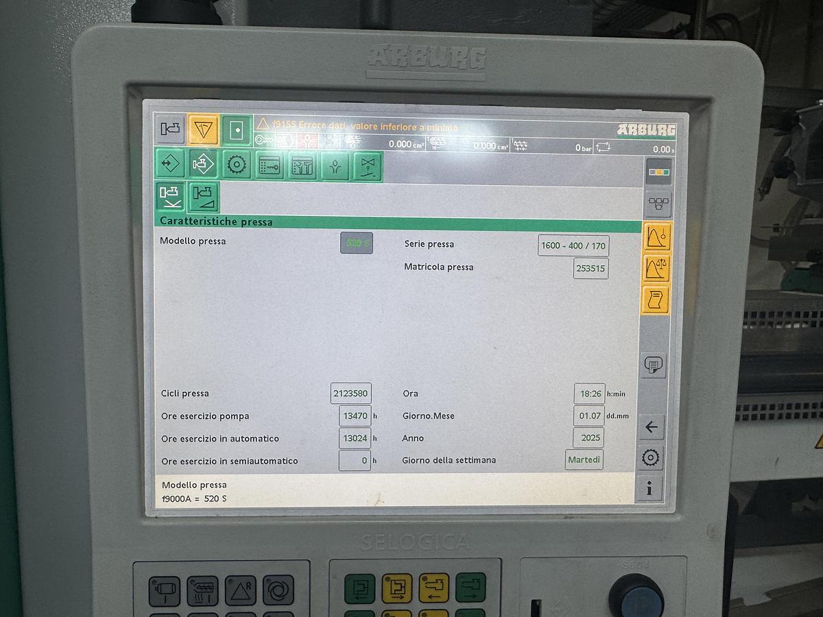 2020 ARBURG 520S 1600-400/170