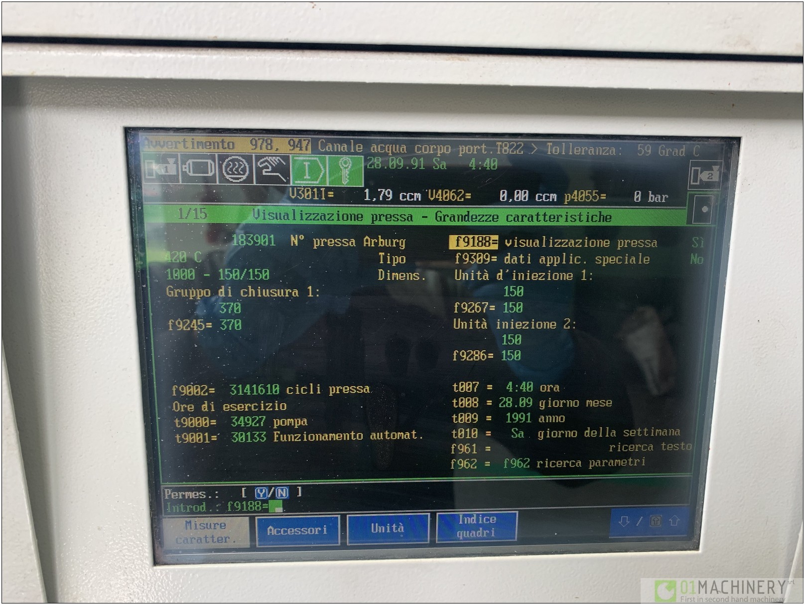 2001 ARBURG 420C 1000 150/150