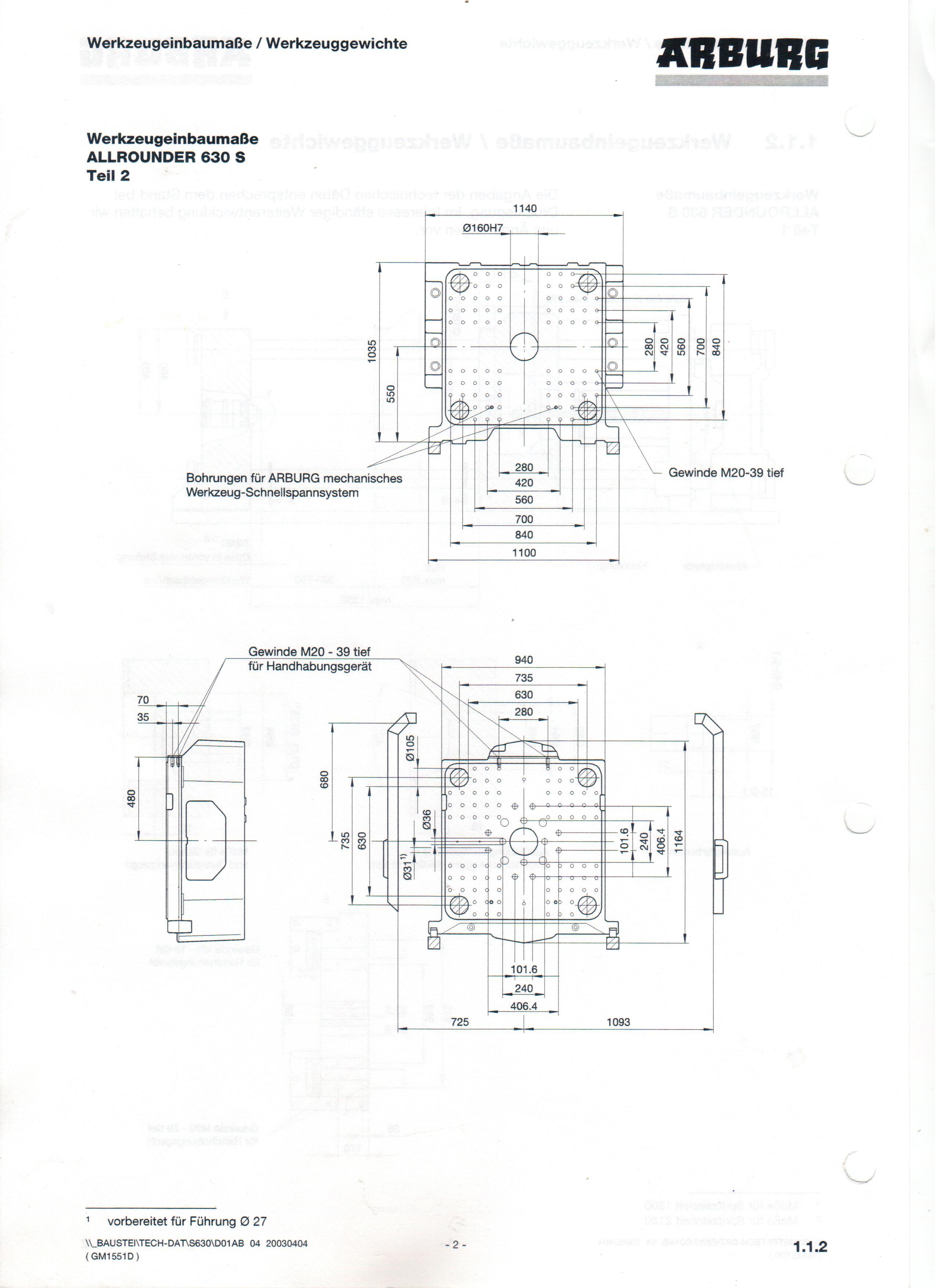 2003 ARBURG 630 S 2500-1300