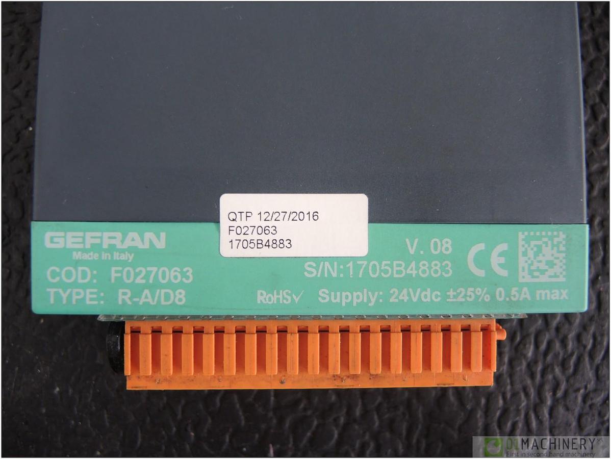 2016 GEFRAN R-A/D8