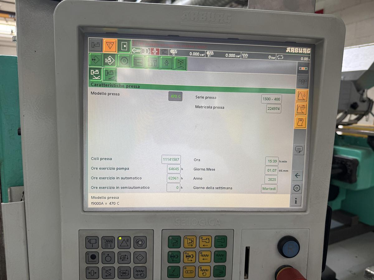 2013 ARBURG 470C 1500- 400 GOLD