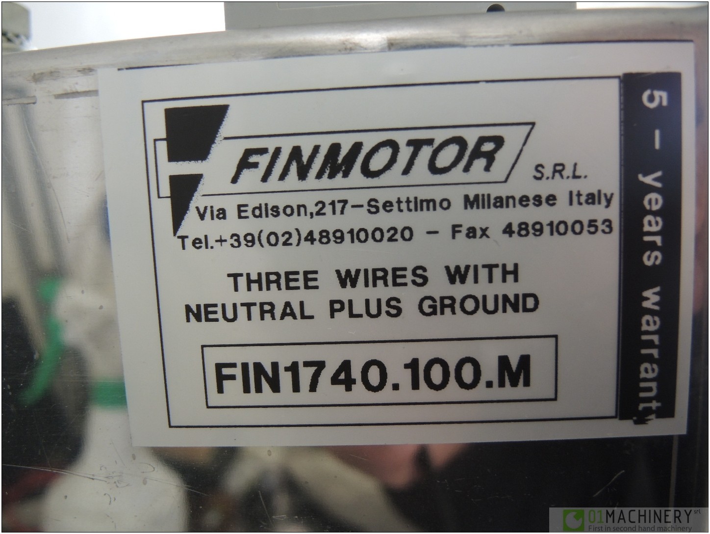  FINMOTOR FIN1740.100M