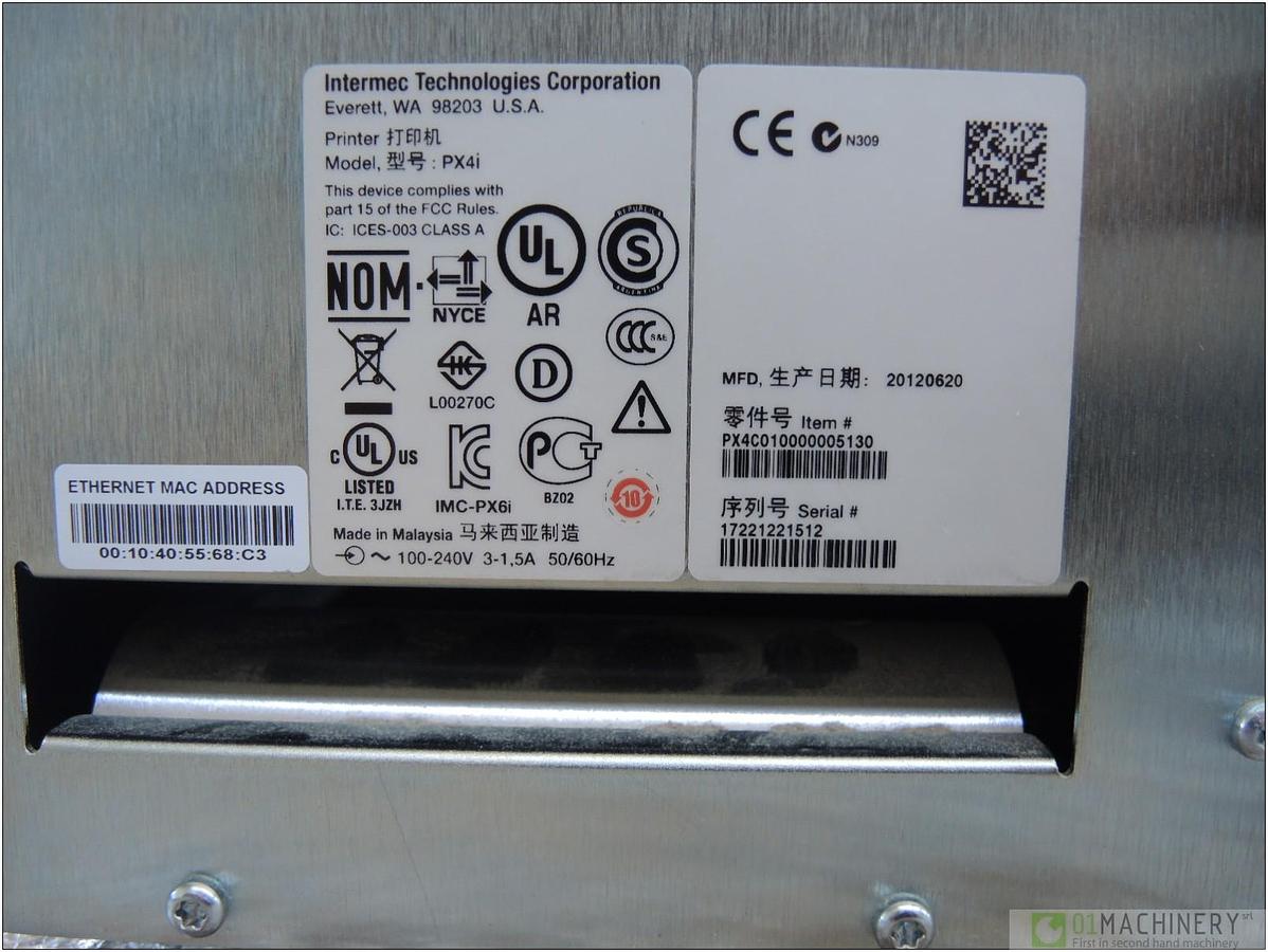 2012 INTERMEC Px4i