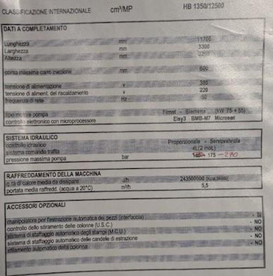 Used 2005 BMB HB 1350/12500 IN0725