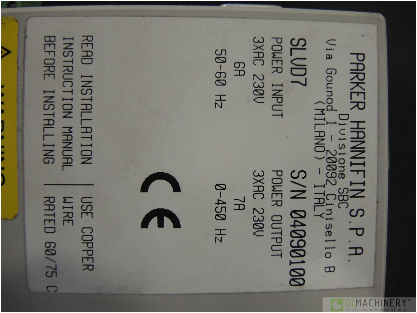 Usato PARKER sLVD7 RC0011