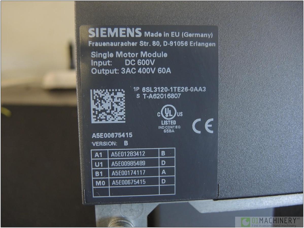  SIEMENS 6SL3120-1TE26-0AA3