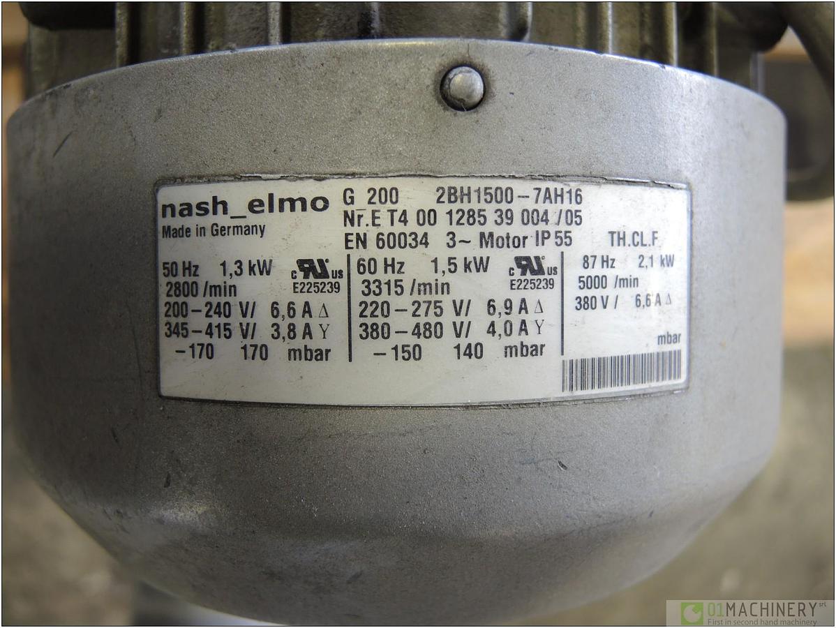 Used 2005 NASH_ELMO G-200 2BH1500-7AH16 AI2412