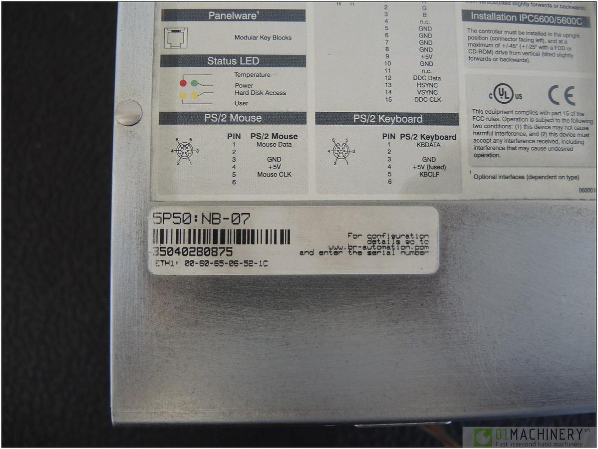 Usato 2007 B&R 5C5001.11 AI3157