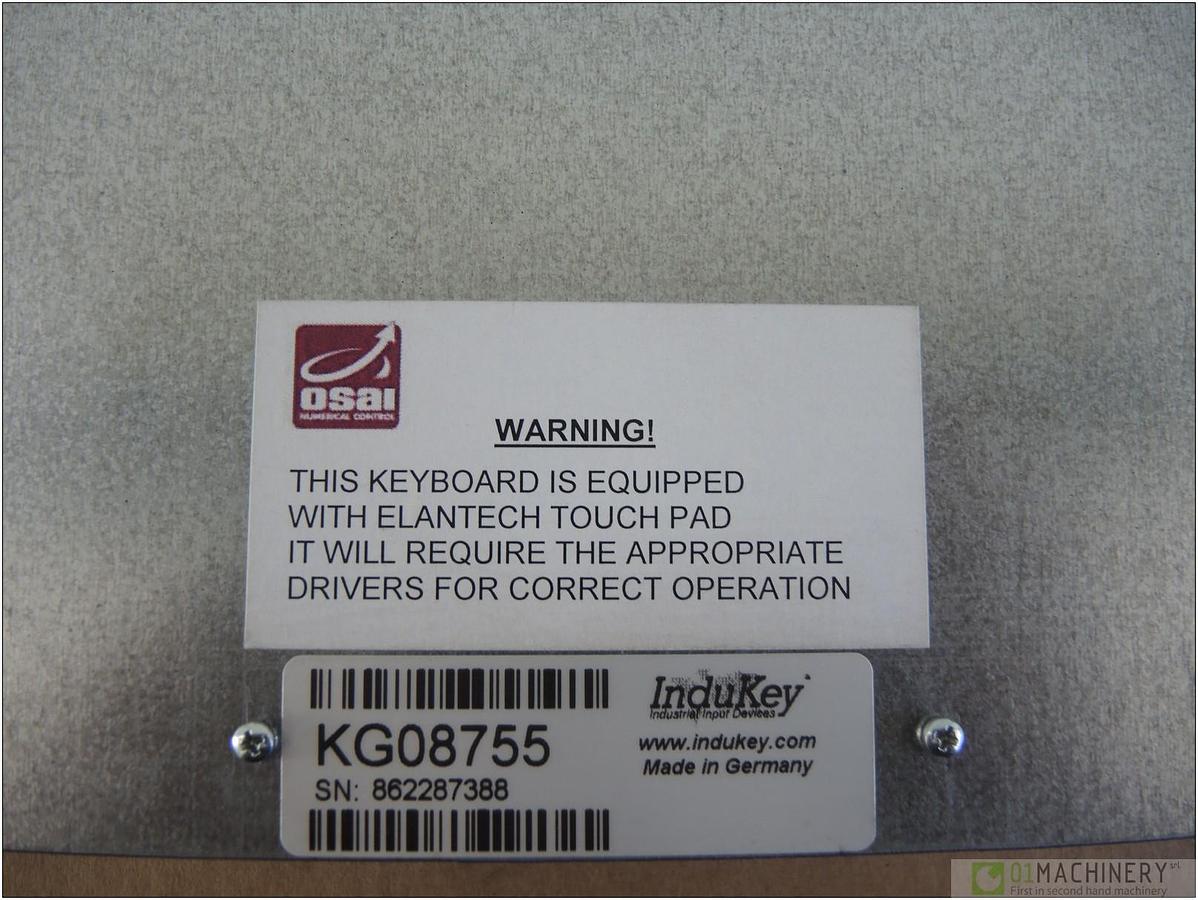 Usato 2010 OSAI PRIMA ELECTRO CNC+TASTIERA+FLOPPY AI1518