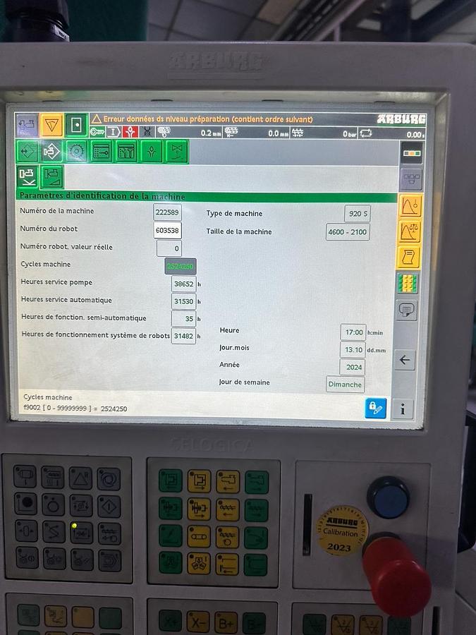 2012 ARBURG 920S 4600-2100