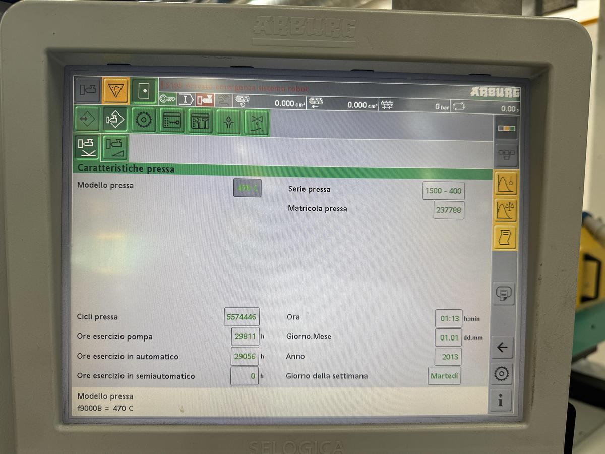 2016 ARBURG 470C 1500- 400 GOLD