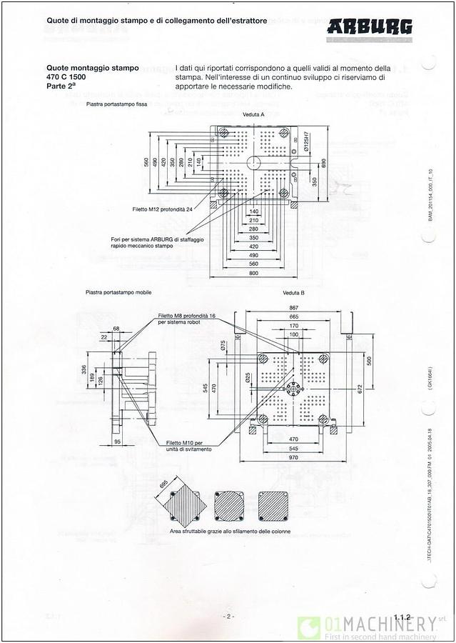 2006 ARBURG 470C 1500 - 350 ADV