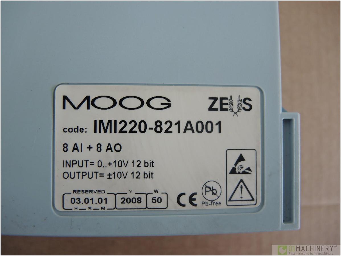 Usato -MOOG-8AI+8AO 821-AI1222
