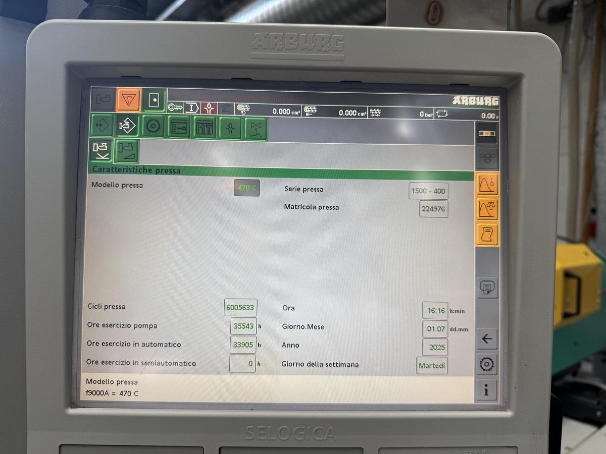 2013 ARBURG 470C 1500- 400 GOLD