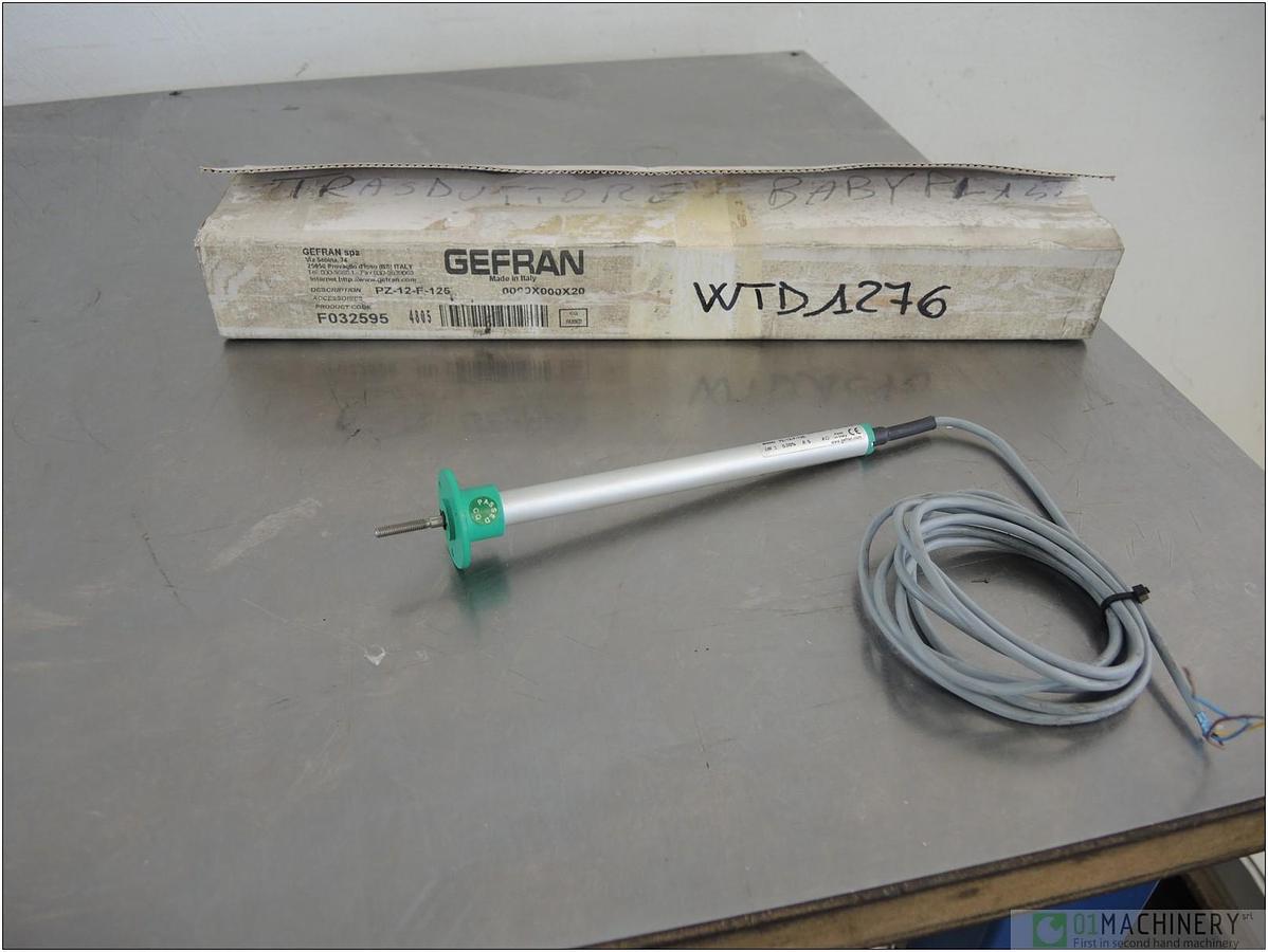 Used 2010 GEFRAN PZ-12-F-125 AI1458